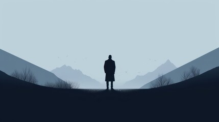 Abstract minimalist illustration	