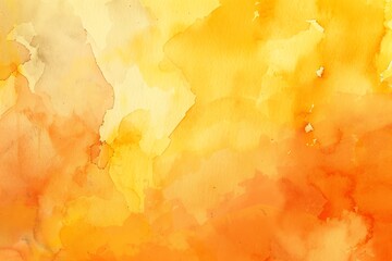 Vibrant watercolor background showcasing warm hues of orange and yellow, perfect for artistic projects and creative designs.