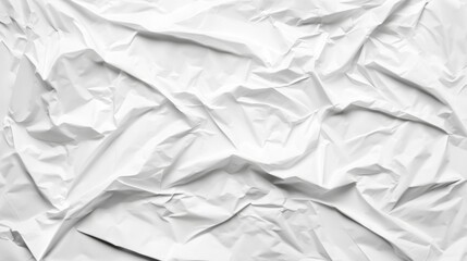 Obraz premium Sheet of white paper with a noticeable crease in the middle. The crease is not too deep, but it is noticeable enough to stand out against the white background. The paper appears to be thin