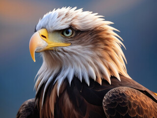 Obraz premium Dangerous Eagle with Beautiful Colors 