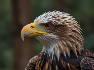 Obraz premium Dangerous Eagle with Beautiful Colors 