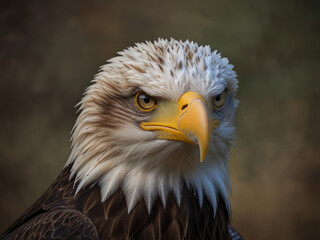 Obraz premium Dangerous Eagle with Beautiful Colors 