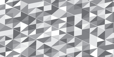 black and gray background seamless mosaic and low polygon triangle texture. triangles in gray tones. Triangle shape retro wall grid pattern geometric ornament tile vector square element.. , <