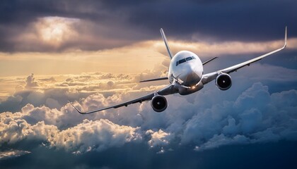Fototapeta premium airplane in the sky