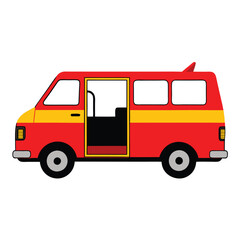 toy truck isolated on white