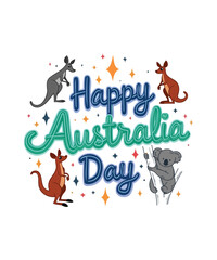 Happy Australia Day - illustration