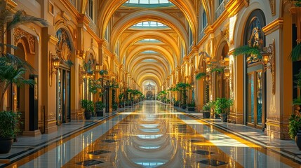 Obraz premium Grand Hallway Interior Design