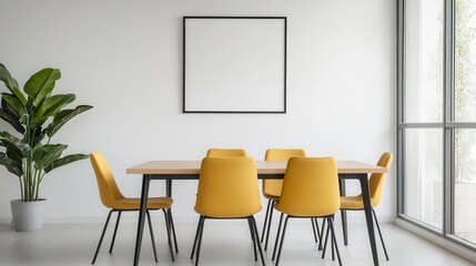 Compact modern office designed for small teams, with multipurpose furniture and efficient layouts, modern office interior design, spacesaving