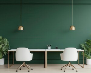 Dualpurpose workspace with convertible desks and hidden storage, optimized for small spaces, modern office interior design, versatility