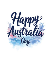 Happy Australia Day - illustration