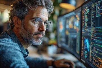 Systems engineer configuring software systems,