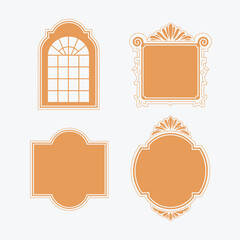 Discover a collection of decorative frames perfect for enhancing your design projects