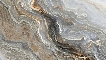 Grey onyx marble with golden veins. Abstract texture and background.	