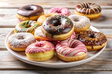 donuts with icing sugar