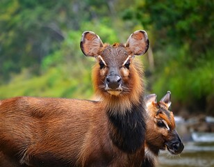 Fototapeta premium beautiful colored kwiats in their natural habitat graphics and photographs look great on walls and on photos