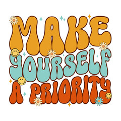 Retro Groovy Saying SVG Design