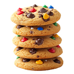 Tasty Cookie exchange party isolated on transparent 