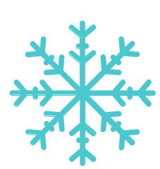 Schneeflocke, Symbol, Icon, Vektor - Weihnachten