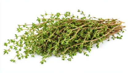 Obraz premium Fresh Thyme Sprigs - A Culinary Delight