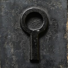 A simple black symbol representing a cache.