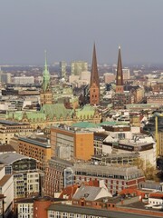 Obraz premium the panorama view of Hamburg, Germany