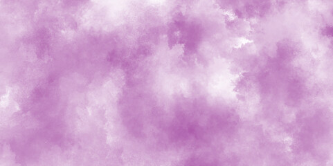 Grunge purple smoke texture with white clouds, watercolor abstract Handmade texture of old grunge, Purple canvas texture background with smoke, purple grunge texture old stained watercolor grunge.	