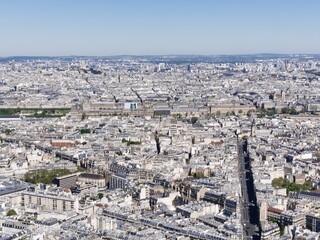 Fototapeta premium the panorama view of Paris, France