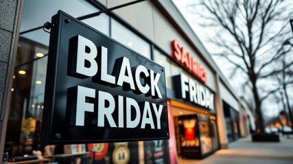 Obraz premium Hit the Pocket: Black Friday in Store. 
