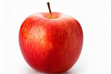 Mela su sfondo bianco