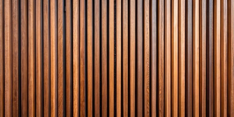 Obraz premium Vertical Wooden Slat Wall, Texture, Design ,wood ,slat