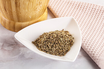 Anise sseds aroma in the bowl