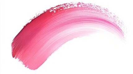 Abstract Pink Paint Stroke Design