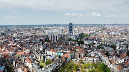 Obraz premium city view of Brussels, Belgium