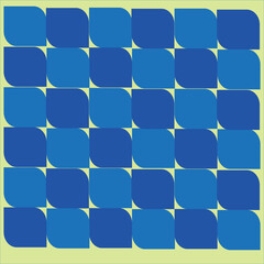 Obraz premium beautiful geometric texture on yellow background