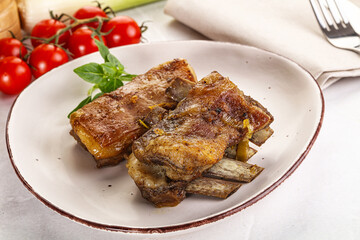 Roasted Lamb ribs with spices