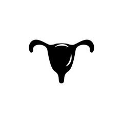 Uterus vector icon, Anatomy Vector Icons. Human Organs vector icon