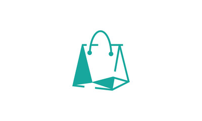 M Happy Store Logo. M Shopping Bag and Smile with Minimalist Style Letter M. Happy Shop Logo, Icon, Symbol, Vector, Design Inspiration 