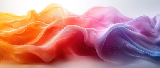 Obraz premium abstract hills in the form of sand waves. Colored smoke