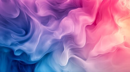 Fototapeta premium A soft and smooth gradient of colors transitioning from deep blues to vibrant pinks, creating a harmonious and calming abstract background