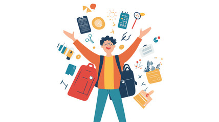 Social Media Marketing: Icons, Graphics, and Virtual Vectors & Illustrations Concepts