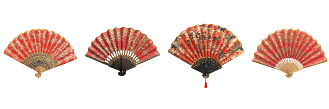 Celebrating wealth and fortune yearly festival of traditional fans in a vibrant cultural setting