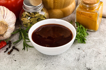 Japanese traditional brown sauce Tonkatsu