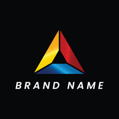 letter a text logo design vector 