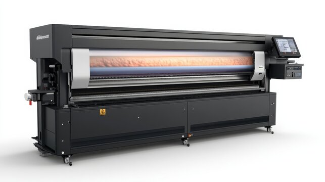 Large format printer with color ribbons suitable for professional printing