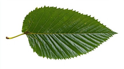Obraz premium Closeup of a Vibrant Green Leaf