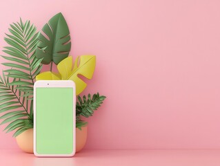 Ecommerce store, mobilefirst design, responsive layout, 3D illustration