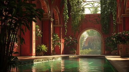 the cuntry, generative ai, landscape, architecture, curtoone, chasny house, background, art nouveau, city, skyline, skyscraper, building, water, lake, nature, autumn, river, sky, tree, reflection,