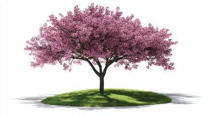 Fototapeta premium Stunning Pink Cherry Blossom Tree in Springtime