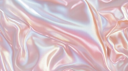 Fototapeta premium 虹色のグリコールジステアレートテクスチャの超リアルなクローズアップ