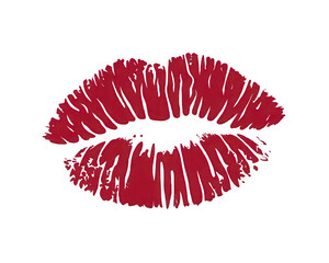 lipstick lips red pink seal, red, lips, pink, lipstick, seal, kiss